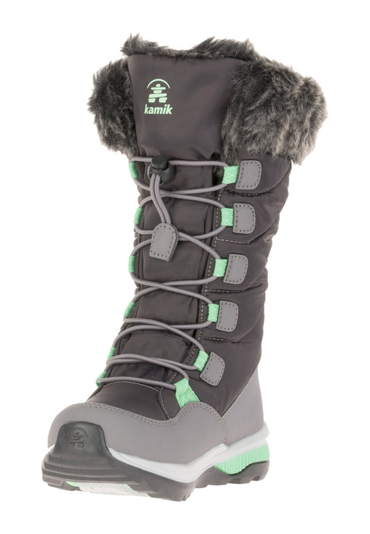 Kamik PRAIRIE,vegan, Wasserdichtes DriDefense-Membran-Nylon-Ober grey (ZZO2LWA05-M00) Kids