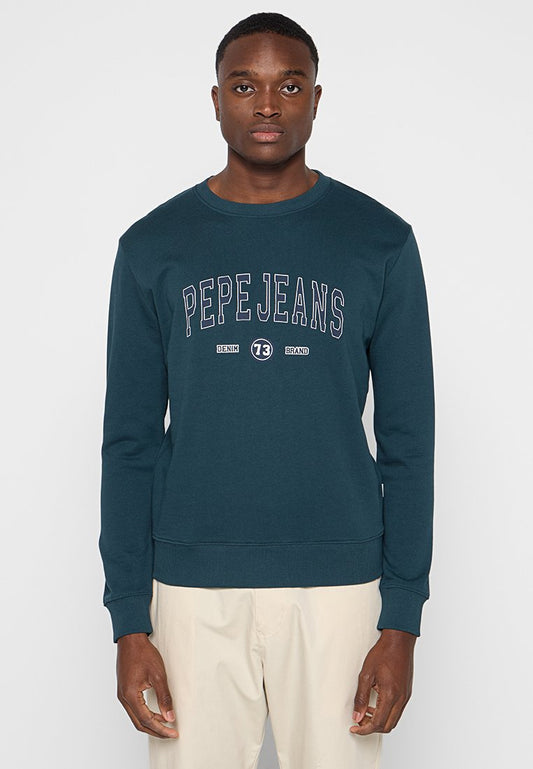 Pepe Jeans WESTEND CREW RO Teal (ZZO2NHY28-K01) Men