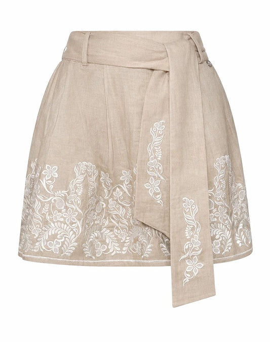 Silvian Heach Miniskirt Hasper Beige Light (GPP26467MG) Women