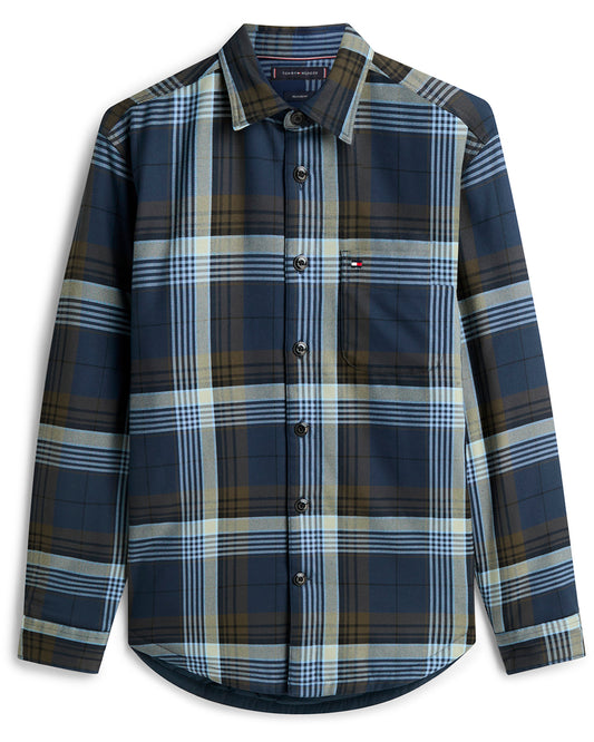 Tommy Hilfiger Overshirt Pitch Blue / Check (425062) Men