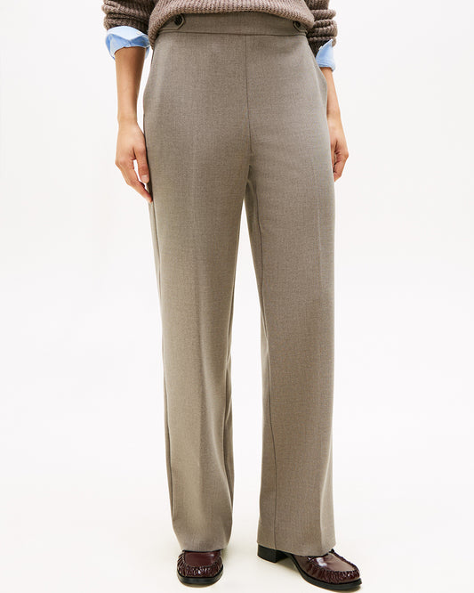 Tommy Hilfiger Straight Trousers Heather Taupe (425264) Women