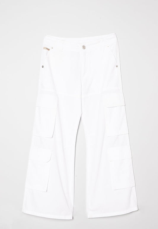 Diesel Trousers White (ZZO2UHX73-A00) Kids