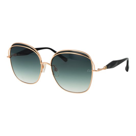 Ana Hickmann Butterfly Sunglasses Gold (26000412) Women