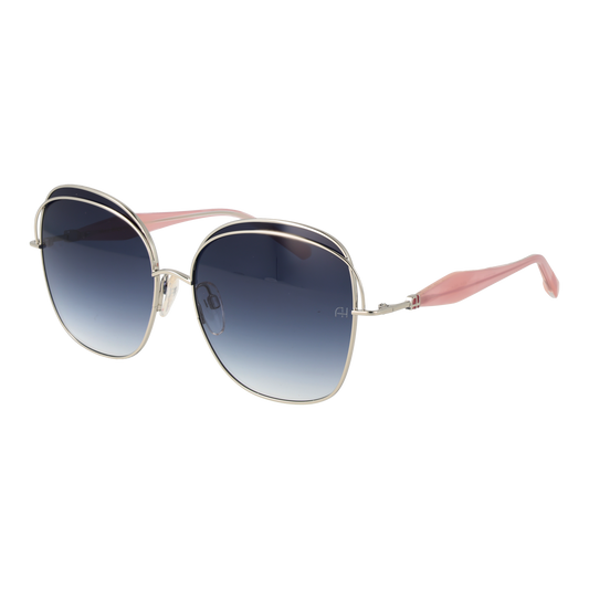 Ana Hickmann Butterfly Sunglasses Silver (26000410) Women