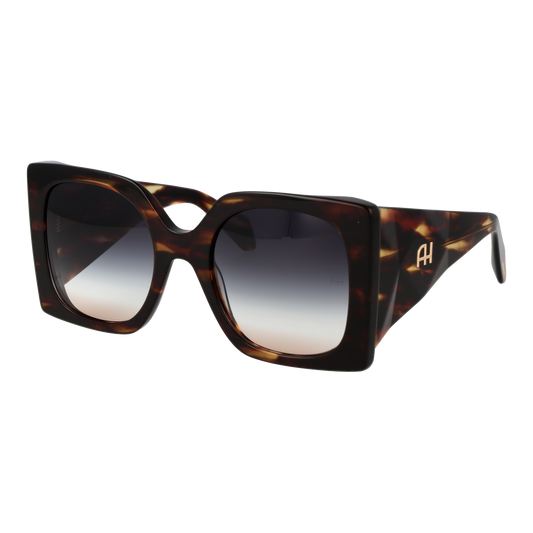 Ana Hickmann Square Sunglasses Brown (26000792) Women