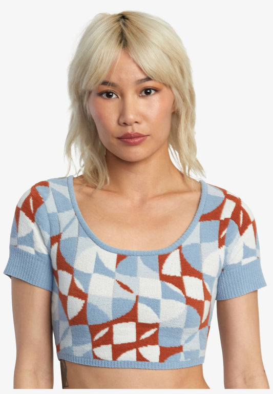 RVCA Geode - Gestricktes Crop Top für Frauen AVJSW00167 Women
