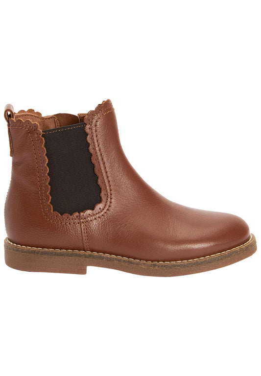 Next leather scallop chelsea boots Tan (NX313I04S-B11) Kids