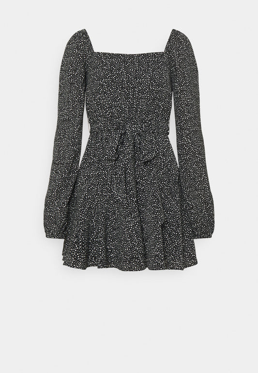 NA-KD PAMELA REIF X ZALANDO - recycled overlapped frill mini dress (NAA21C0LH-Q11) Women