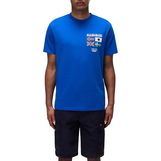 Napapijri T-Shirt Blue Lapis (NP0A4IO6B2L1) Men