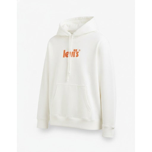 Levis Poster Logo Pullover Hoodie White (184870110), Women