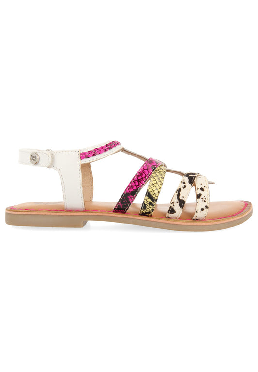 Gioseppo SANDALIAS MULTICOLOR DE PIEL CON MEZCLA DE ESTAMPADOS ANIMAL Y CIERRE DE VELCRO HENRIETTA multi-coloured (G5213G07G-T11) Kids