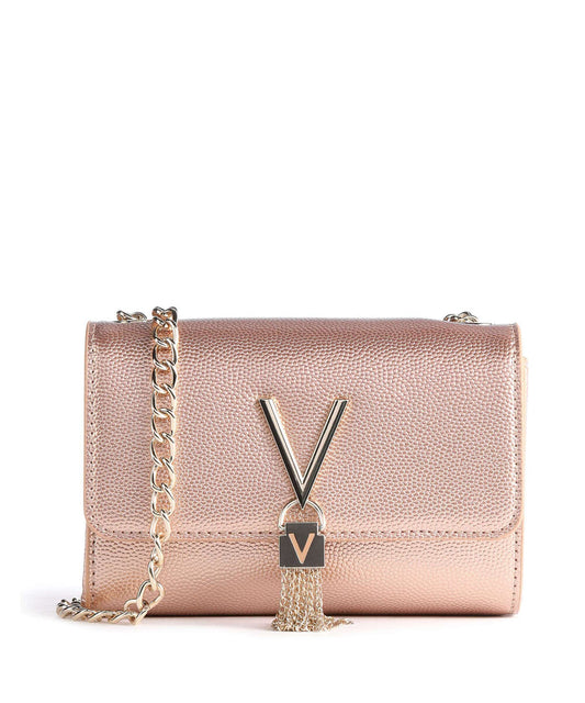 Mario Valentino Chain Crossbody Bag Rose Gold (VBS1R403G-Q23) Women