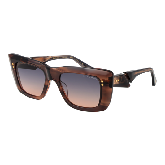 Dita Rectangle Sunglasses Brown (25006398) Unisex
