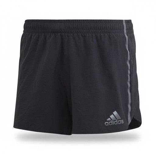 Adidas Saturday Split Running Shorts Black Grey (FM7632-BLACK_GREY), Men