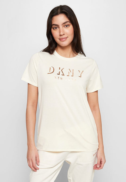 METALLIC LOGO TEE Women