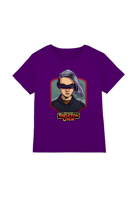 Star Wars KB BADGE Print T Shirt Purple (S0M26G01Q-I11) Kids