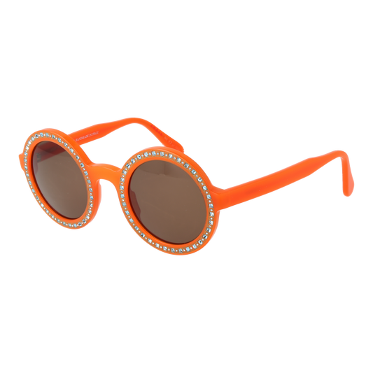 Andy Wolf Round Sunglasses Orange (25000569) Unisex