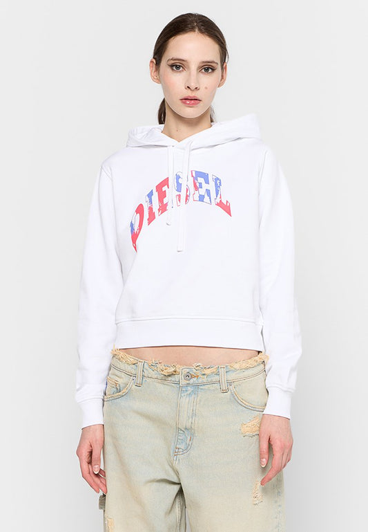 Diesel F REGGY HOOD 51 A Sweatshirt White (ZZO2Y6R48-A00) Women