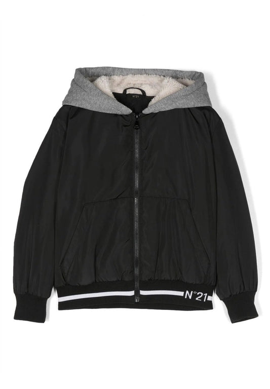 N°21 jacket black (N3123L007-Q11) Kids