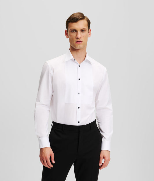 Karl Lagerfeld Evening Shirt With Bib White (A1M16027100) Men