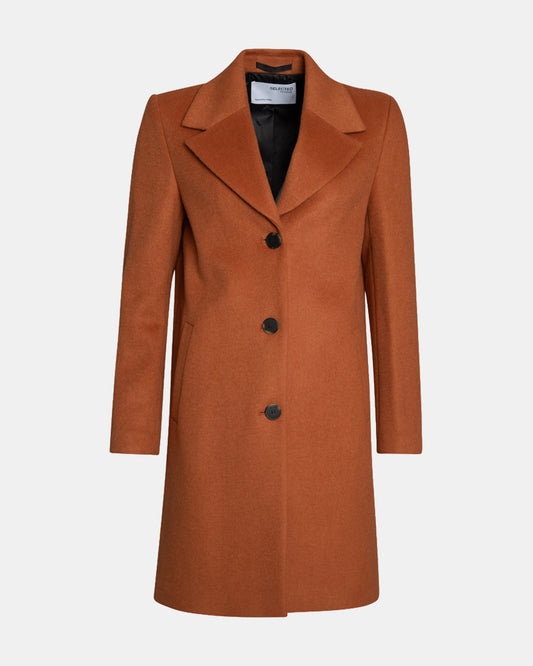 Selected Femme Coat Brown (20A238C14) Women