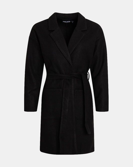 PIECES Coat Black (20A261C2) Women