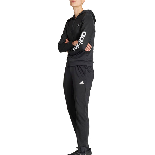 Adidas Linear Tracksuit Black / White (HZ2258-) Women
