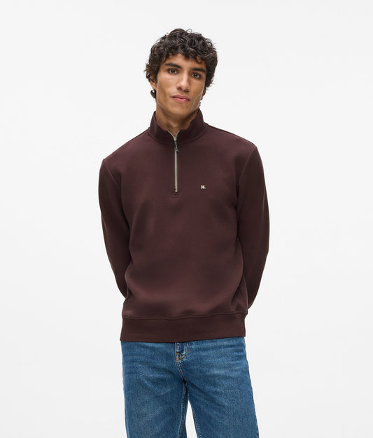 Karl Lagerfeld Quarter Zip Kl Sweat Fudge (B1M200042FI) Men