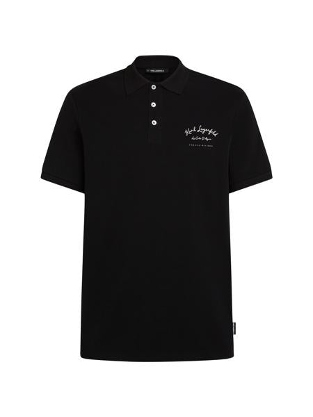 Karl Lagerfeld Vacances Pique Polo Black (B2M17034999) Men