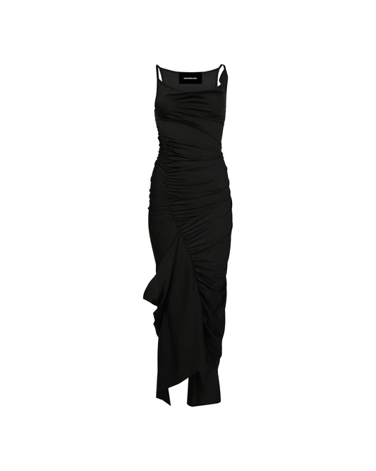 Marco Bologna Midi Dress Sollis Black (BPA26496VE) Women