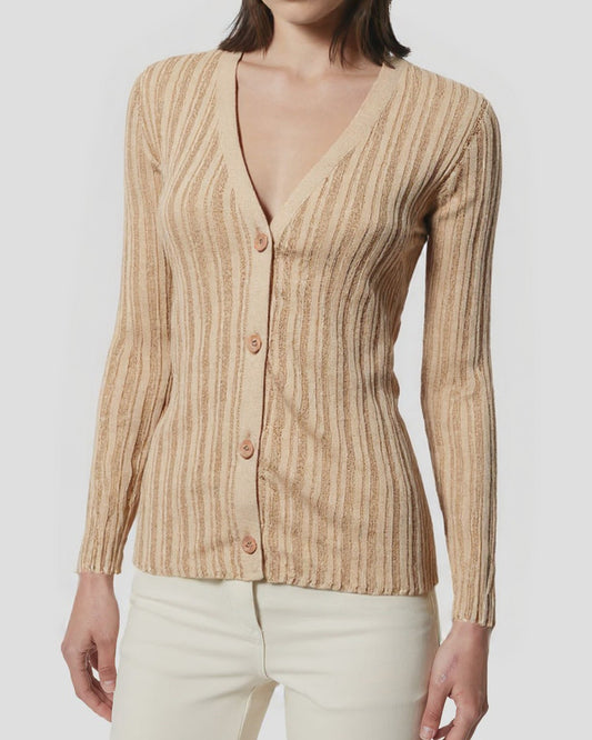 Silvian Heach Cardigan Zimla Beige Sand (CVP25086CD) Women
