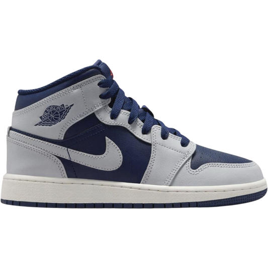 Jordan 1 Mid Blue Void (GS) Kids