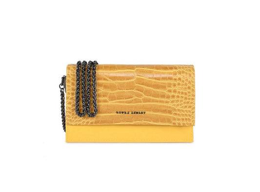 Laura Ashley Bag Yellow (DUDLECROCOYLW) Women