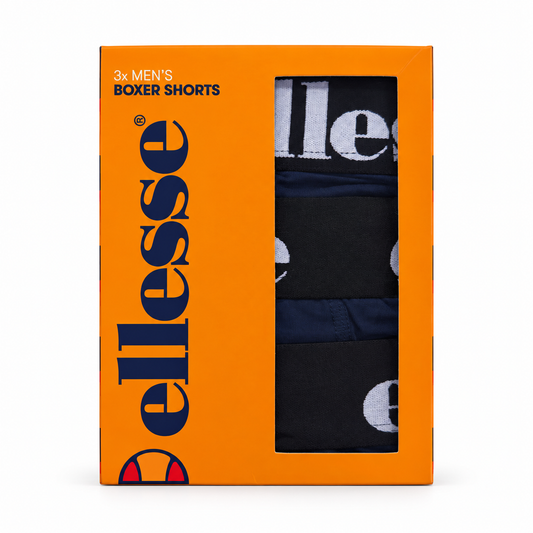Ellesse Silvio 3 Pack Boxers Navy (SJ00458) Men