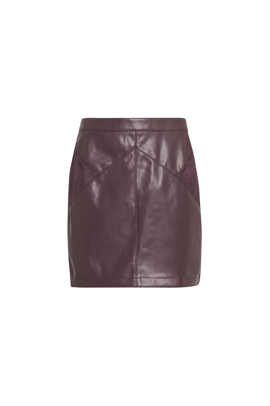 NAF NAF Skirt Aubergine (10F1547C18) Women