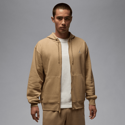 Jordan Brooklyn Fleece Men's Full-zip Hoodie Desert Camo/White (FV7289-257) Men