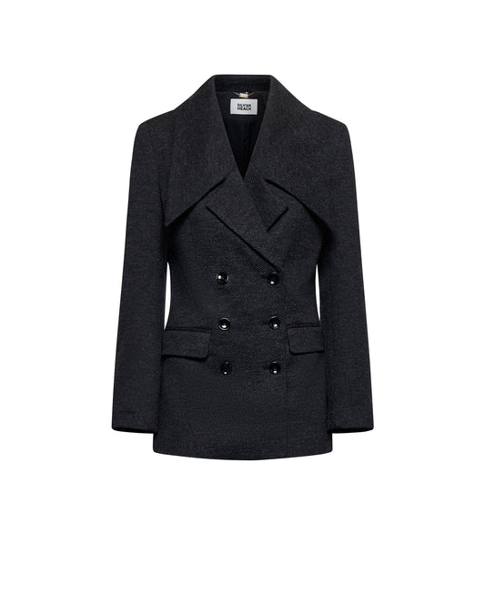 Silvian Heach Jacket Boati Grey Dark Melange (GPA25151GC) Women