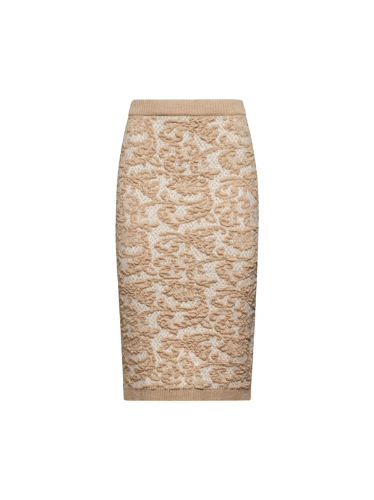 Silvian Heach Midi Skirt Medina Chalk (GPA25215GO) Women