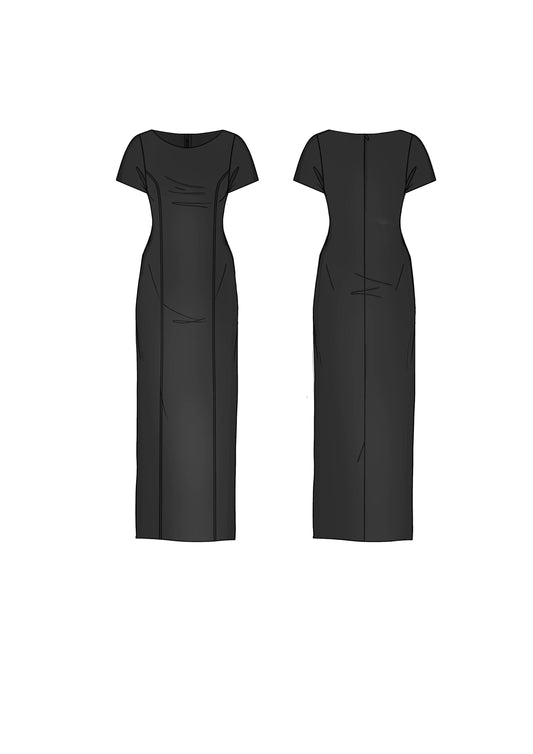 Silvian Heach Midi Dress Delmoral Black (GPA25524VE) Women