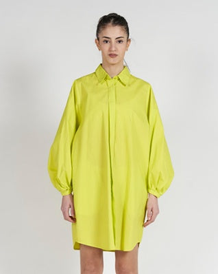 Silvian Heach Mini Dress Gibbis Green Lime (GPP24120VE) Women