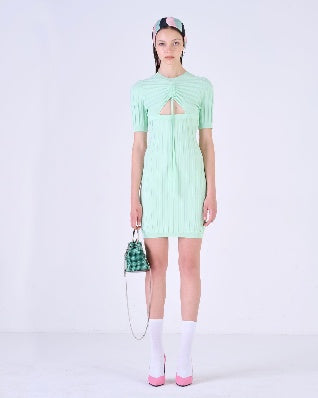 Silvian Heach Mini Dress Carimae Green Mist (GPP24270VE) Women
