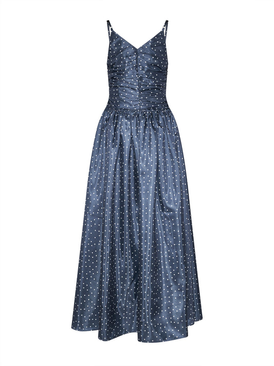 Silvian Heach Long Dress Farin Pois Grey (GPP26279VE) Women
