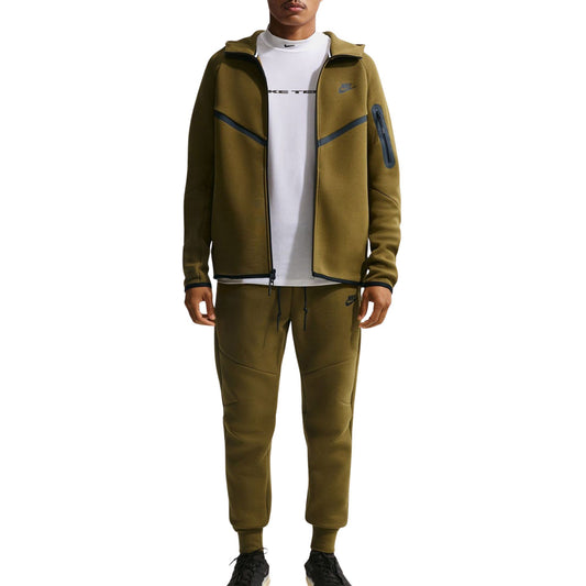 Nike Tech Fleece Hooded Sweatjacket Olive Green (HV0949-368) Men