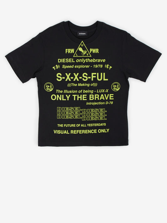 Diesel T-Shirt Black (J00105-00YI9-3453511) Kids