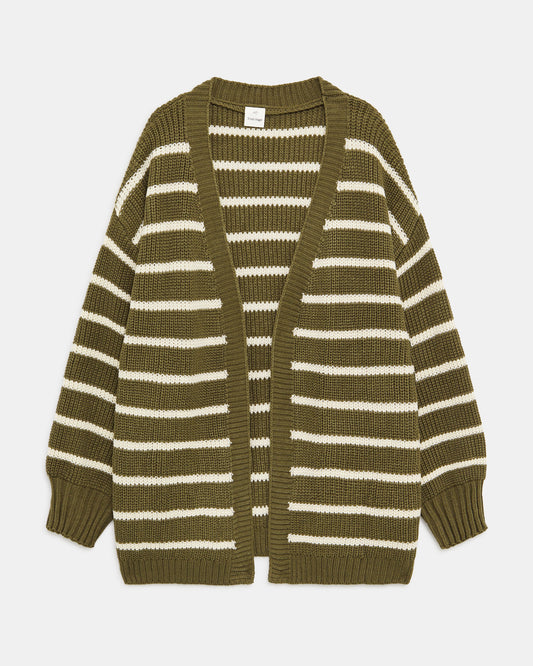 TRUE SAGE Cardigan Khaki (19J5321C30) Women
