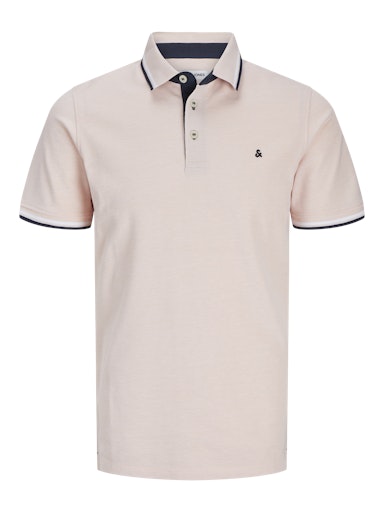 Jack & Jones Essentials JJEPAULOS POLO SS NOOS Peach Parfait (12136668-PeachParfait) Men