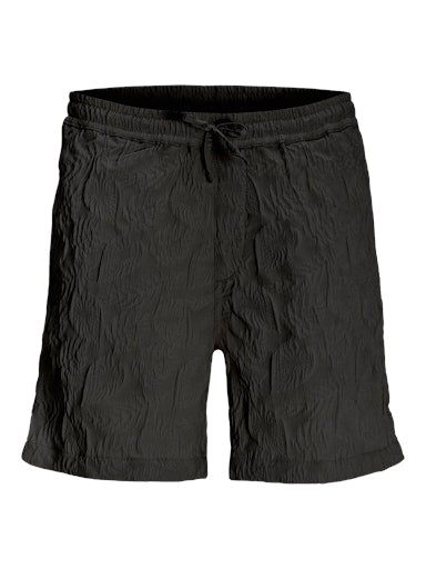 Jack & Jones Pants Studio JPSTJAIDEN JJJACQUARD JOGGER SHORT STYD Black (12270657-Black) Men