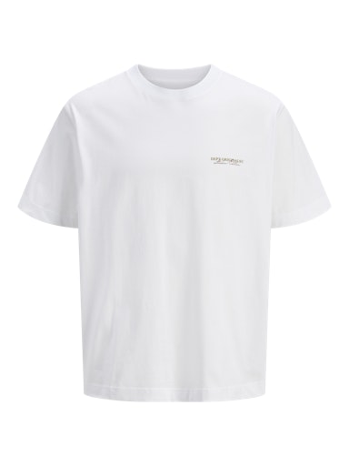 Jack & Jones Originals JORISLINGTON TYPE TEE SS CREW NECK SN Bright White (12273640-BrightWhite) Men