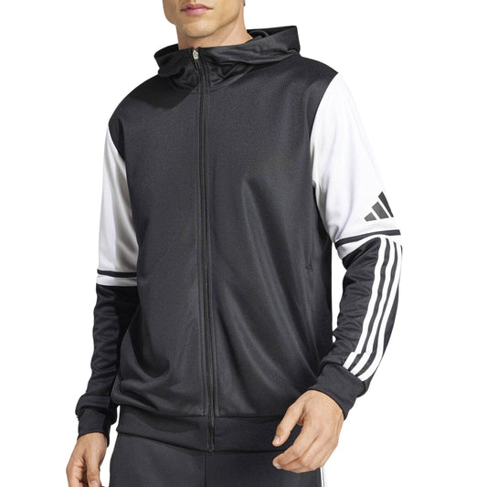 Adidas Squadra 25 Hooded Trackjacket Black / White (JE2778-) Men