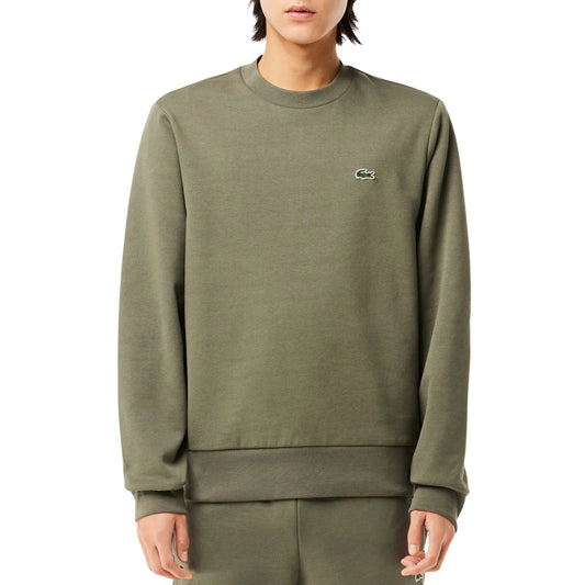 Lacoste Bio Cotton Fleece Crew Sweater Dark (SH9608-316) Men